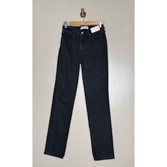 Abercrombie & Fitch Denim - Abercrombie & Fitch 90s Straight Jeans Black High Rise Womens 24